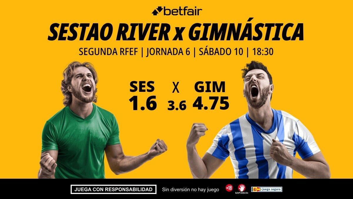 Sestao River - Gimnástica Torrelavega: horario, dónde ver, pronósticos y estadísticas